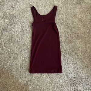 Maroon tank top